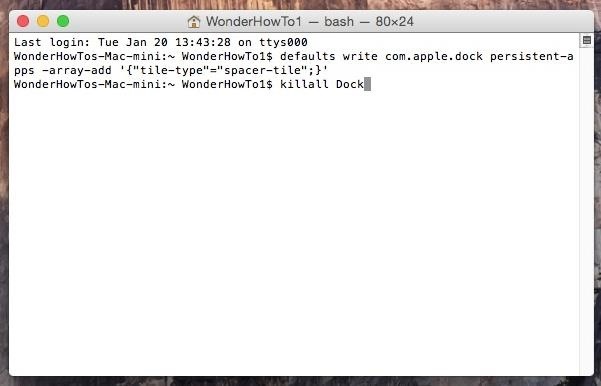 Blank Screensaver with Mac Dock Icon