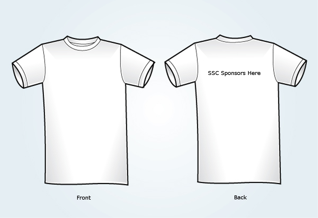 Blank T-Shirt Design Template