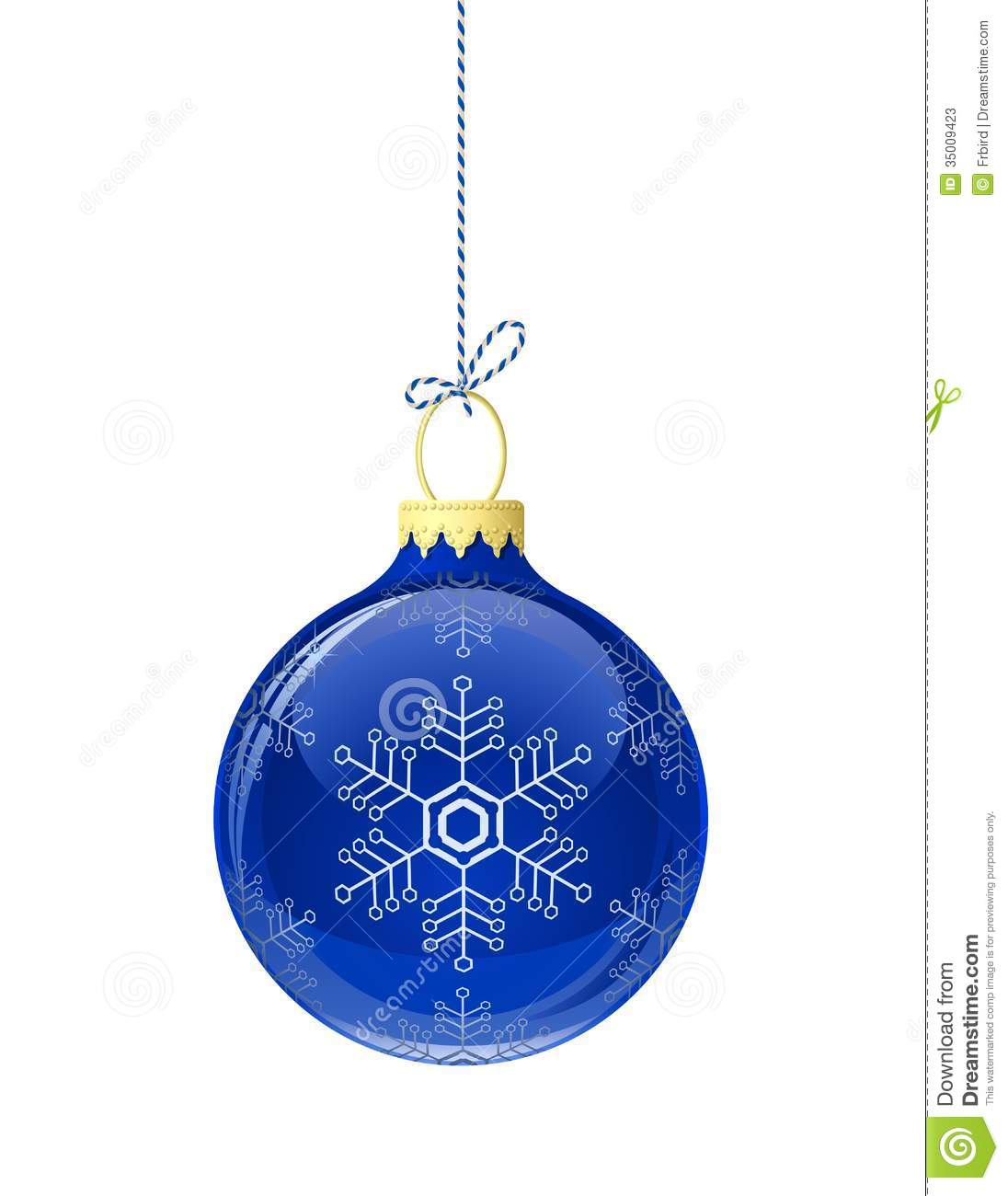 Blue Glass Christmas Balls
