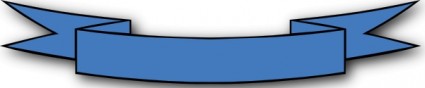Blue Ribbon Banner Clip Art