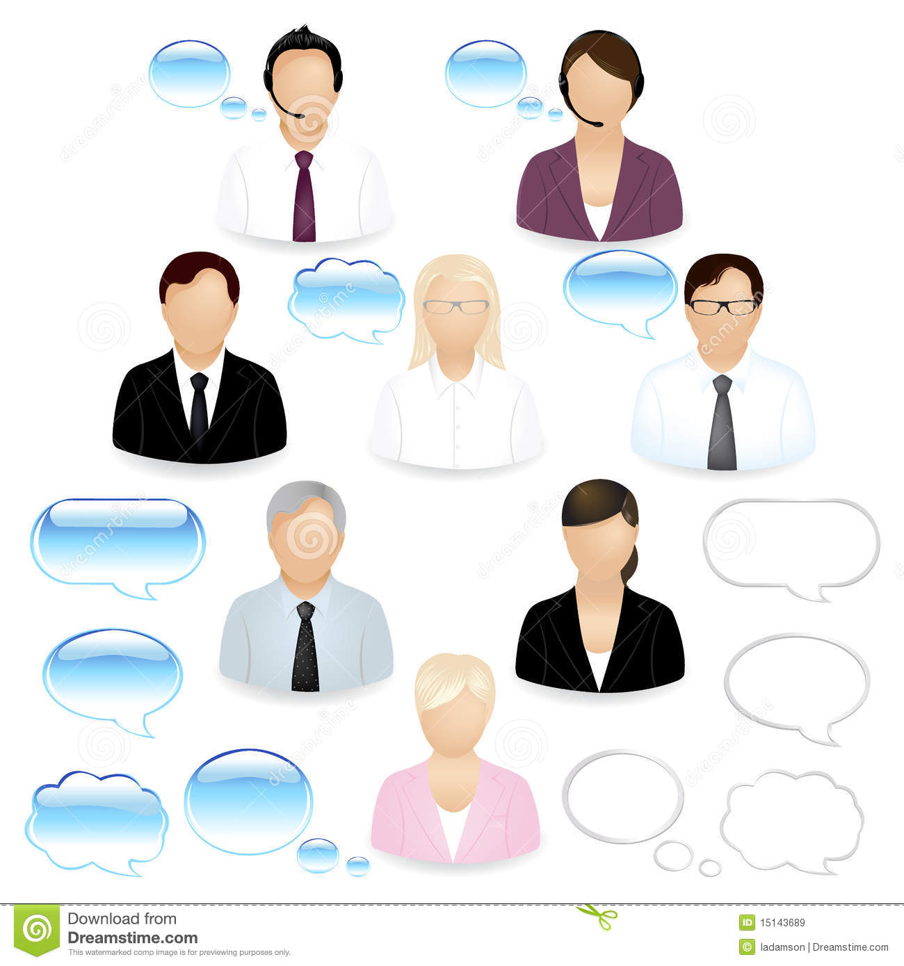 Business People Icons