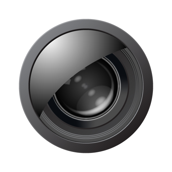 Camera Lens Vector Logo