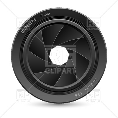 Camera Shutter Lens Clip Art