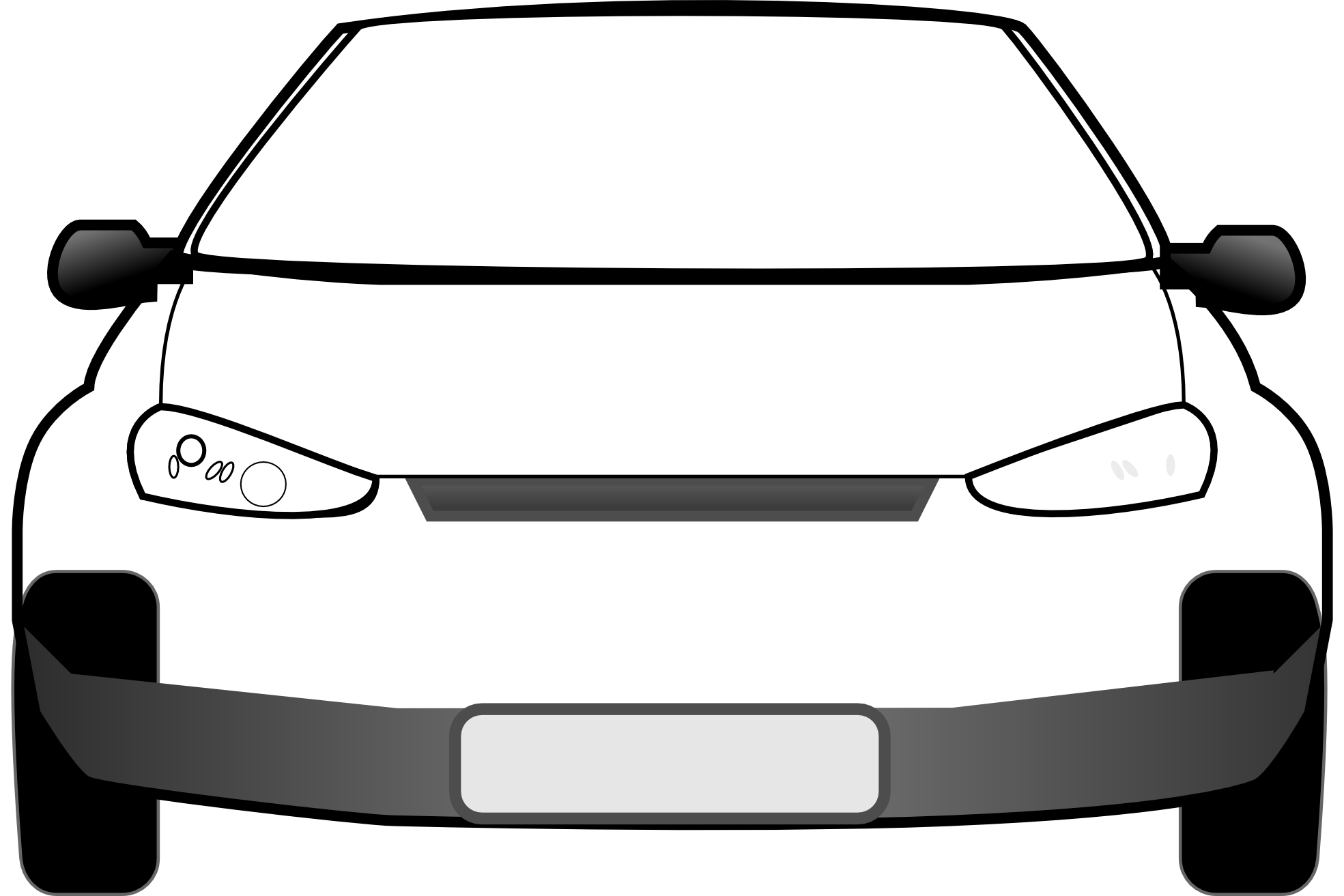 Car Front View Clip Art