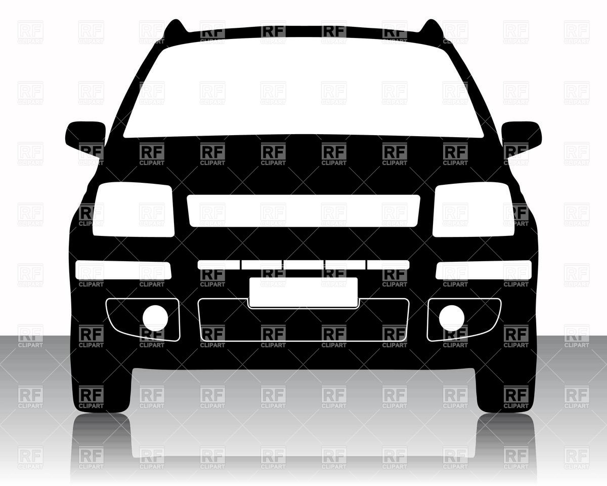 14 Vector Sports Car Front Clip Art Images