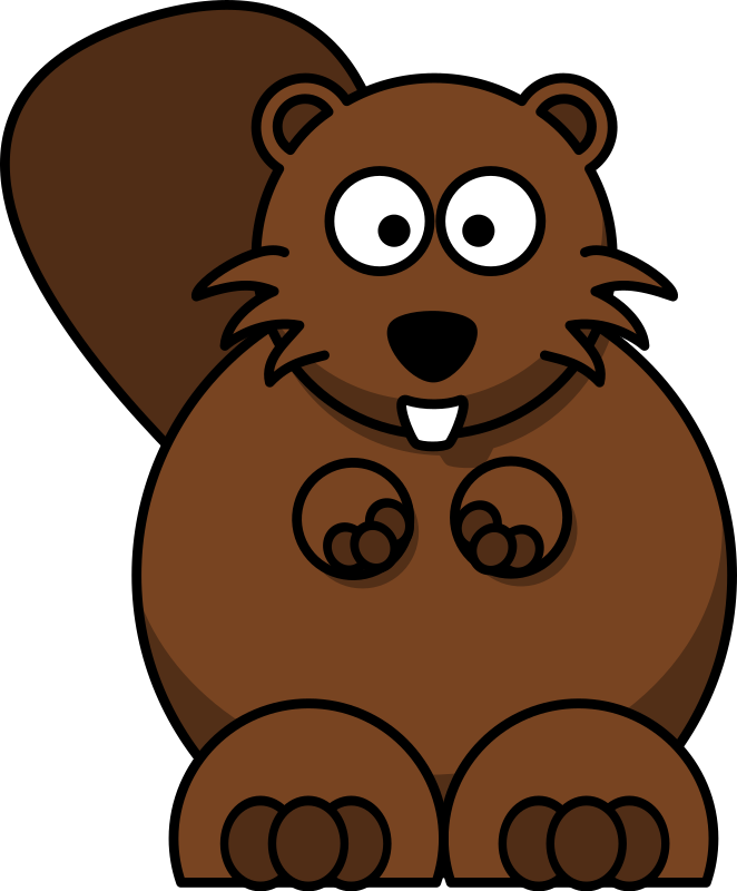 Cartoon Beaver Clip Art