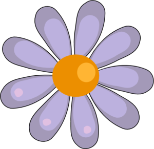 Cartoon Flower Vector Clip Art