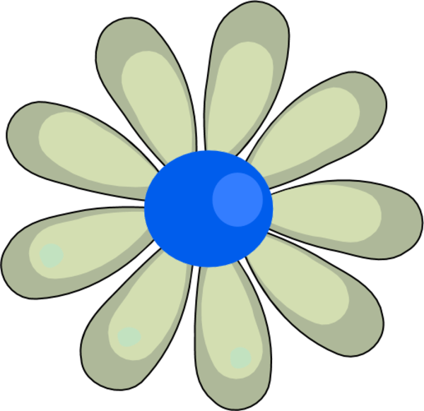 Cartoon Flower Vector Clip Art