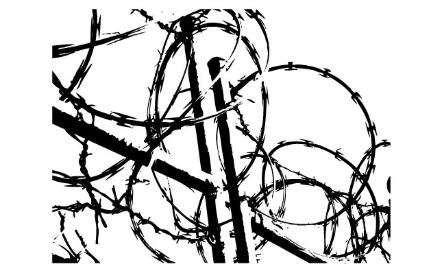 Chain Link Fence Vector