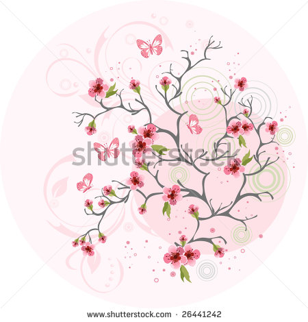 Cherry Blossom Clip Art Cherry Blossom Clip Art