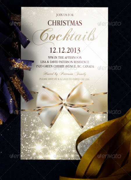 Christmas Invitation Flyer Templates Free Download