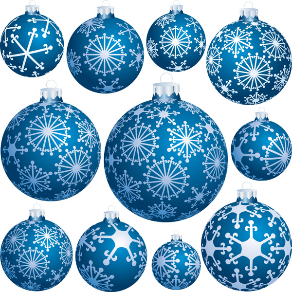 Christmas Tree Balls Vector