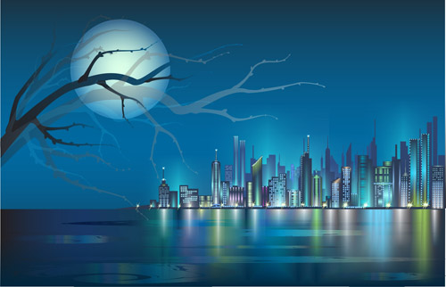 City Landscape Vector Free Download