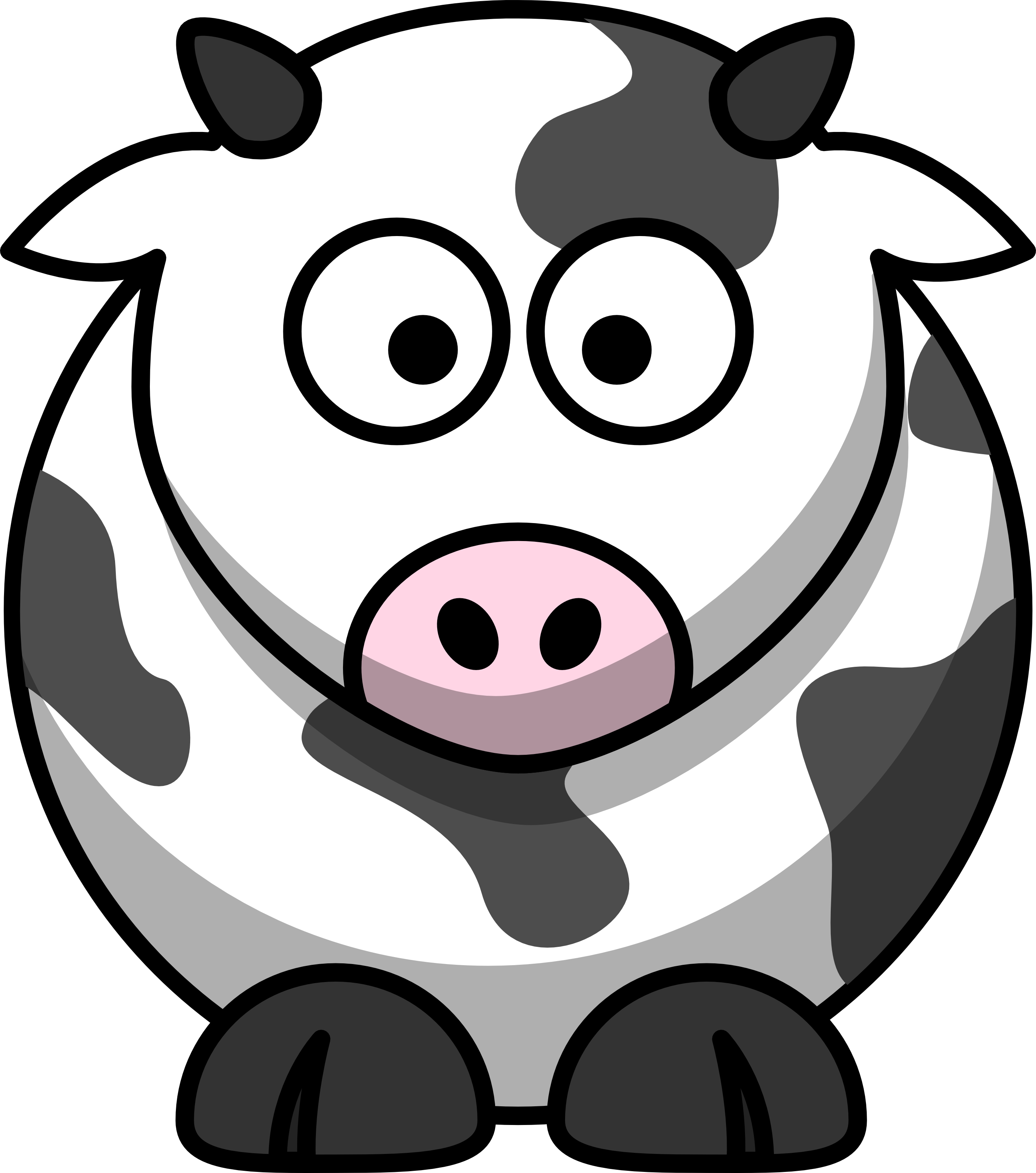 Cow Cartoon Clip Art Free