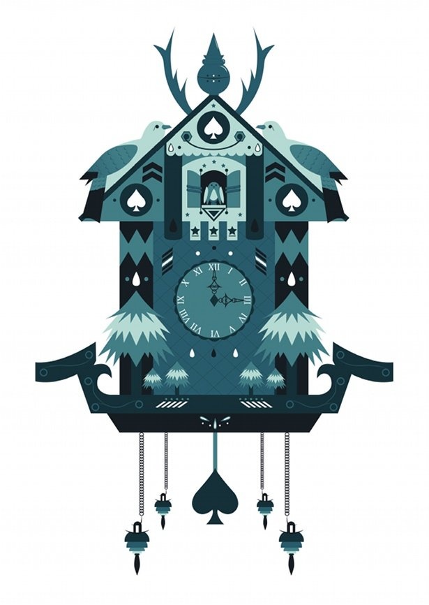 Cuckoo Clock Art Print