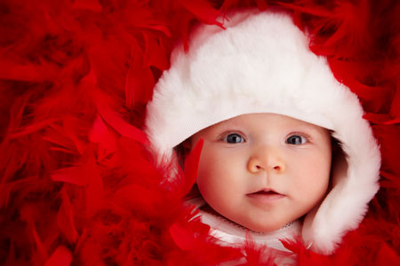 Cute Baby Christmas Photography