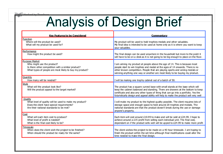 Design Brief Template Design Brief Template