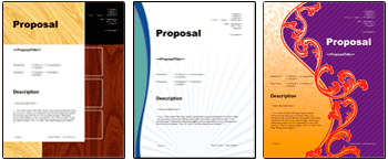 Design Proposal Cover Page Template