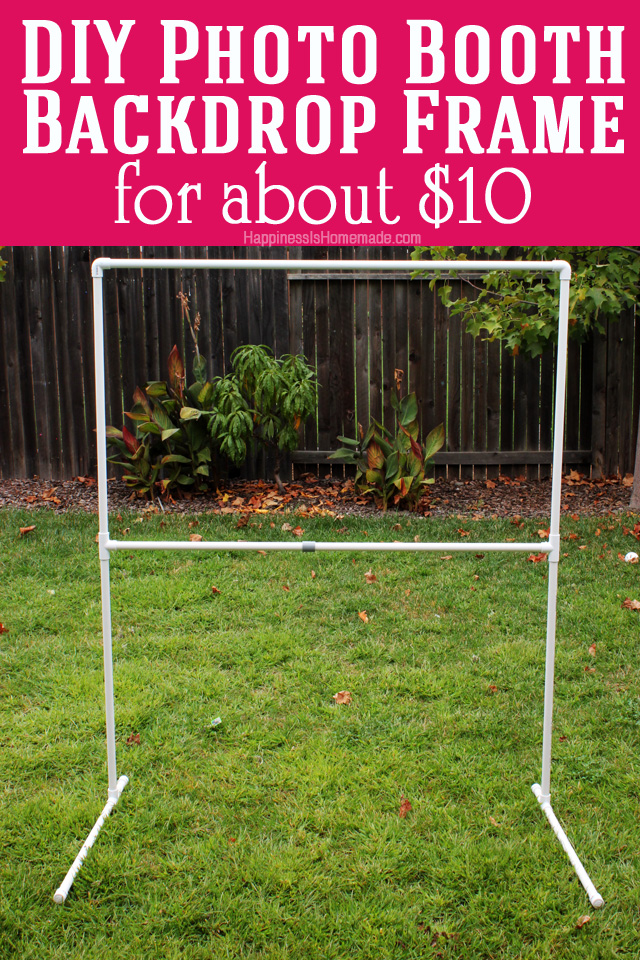 DIY Photo Booth Backdrop Frame