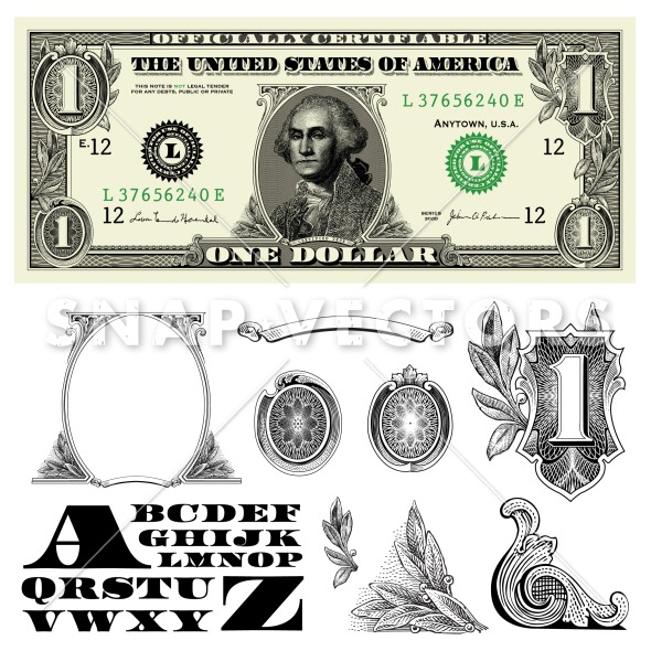 14 Vector Money Bills Images