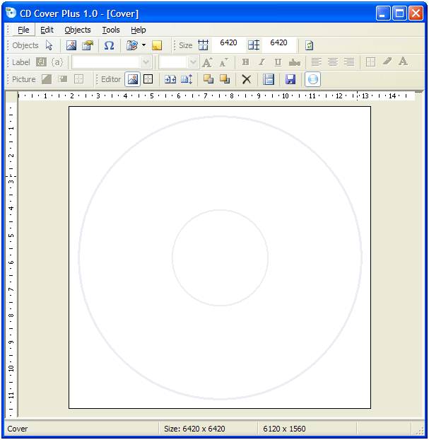 DVD CD Cover Template