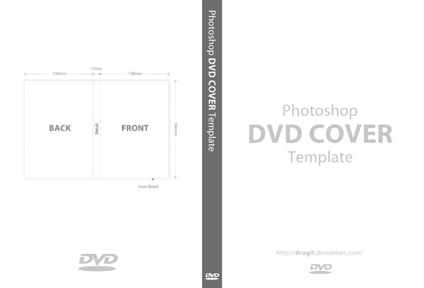 DVD Cover Template Photoshop DVD Cover Template Photoshop