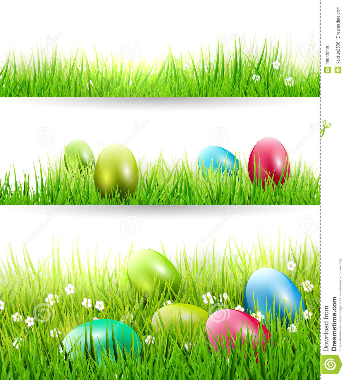 Easter Egg Grass Border