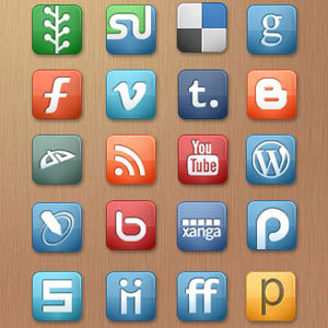 Elegant Social Media Icons Free