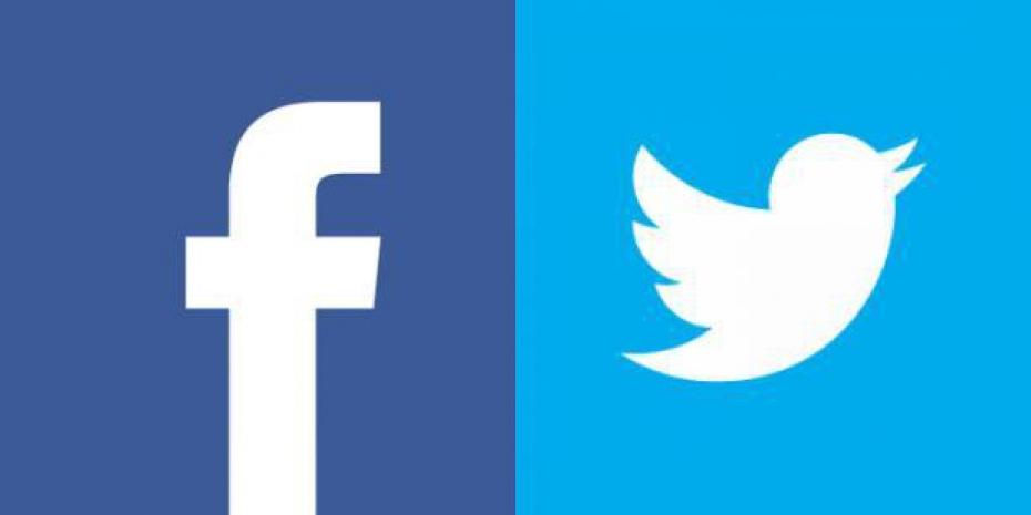 Facebook and Twitter Icons