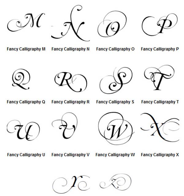 Fancy Calligraphy Graffiti Alphabet Letters A Z Fancy Calligraphy Graffiti Alphabet Letters A Z