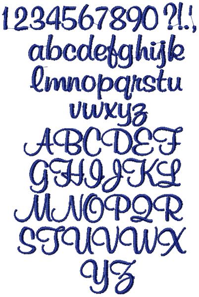 Fancy Fonts Alphabet
