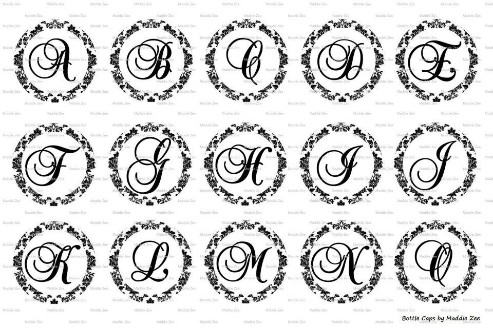 Fancy Letters Alphabet