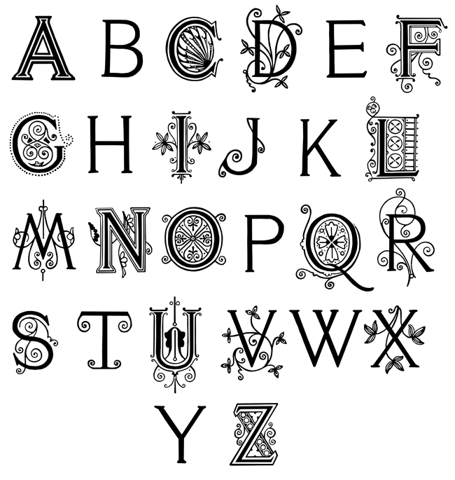 Fancy Writing Alphabet Letters Fancy Writing Alphabet Letters