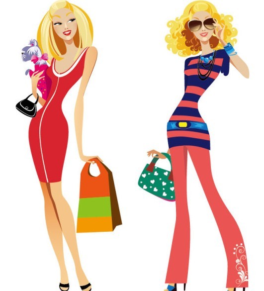 Fashion Girl Vector Illustration