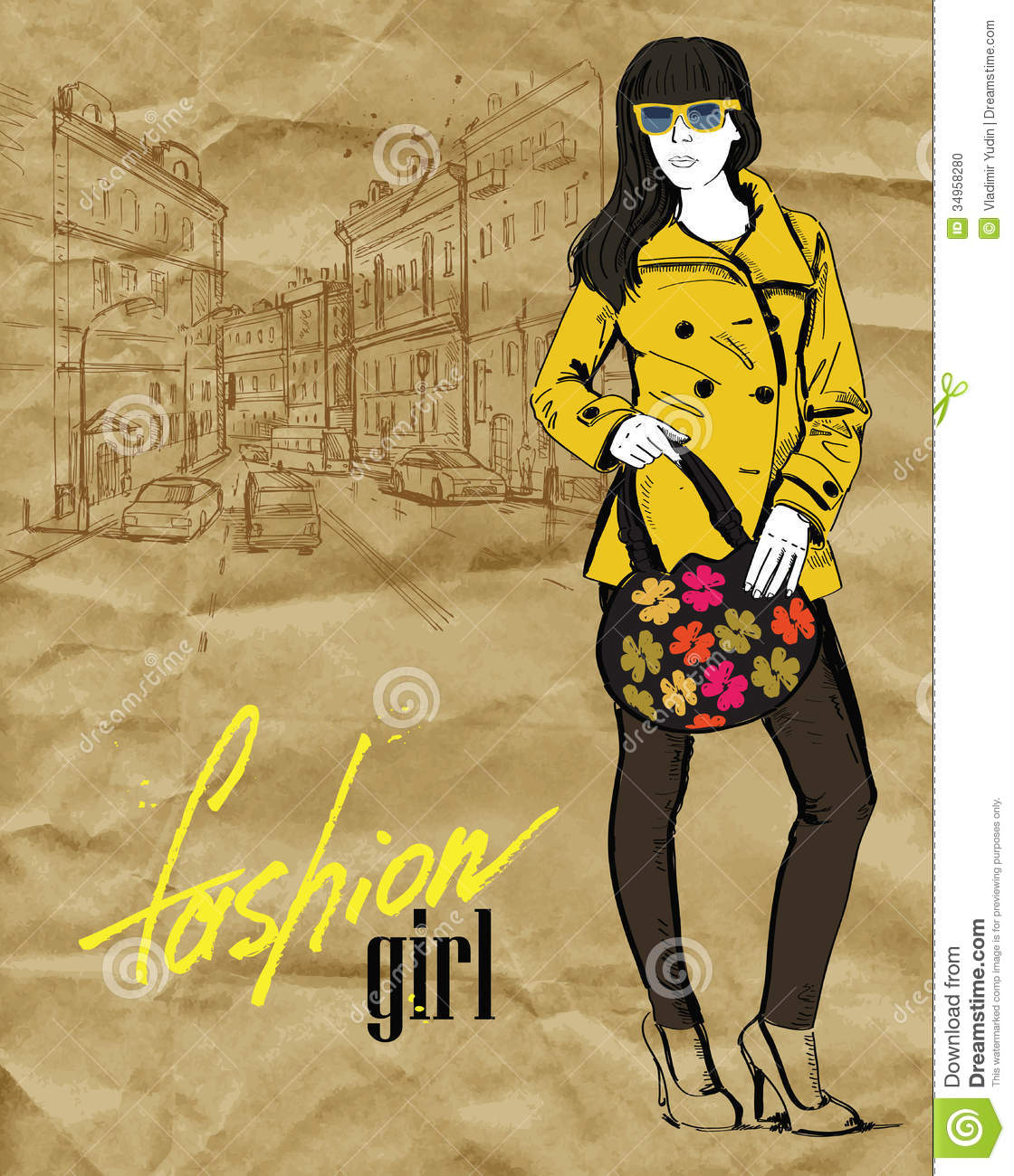 Fashion Girl Vector