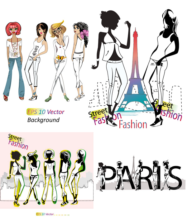 Fashion Girl Vector