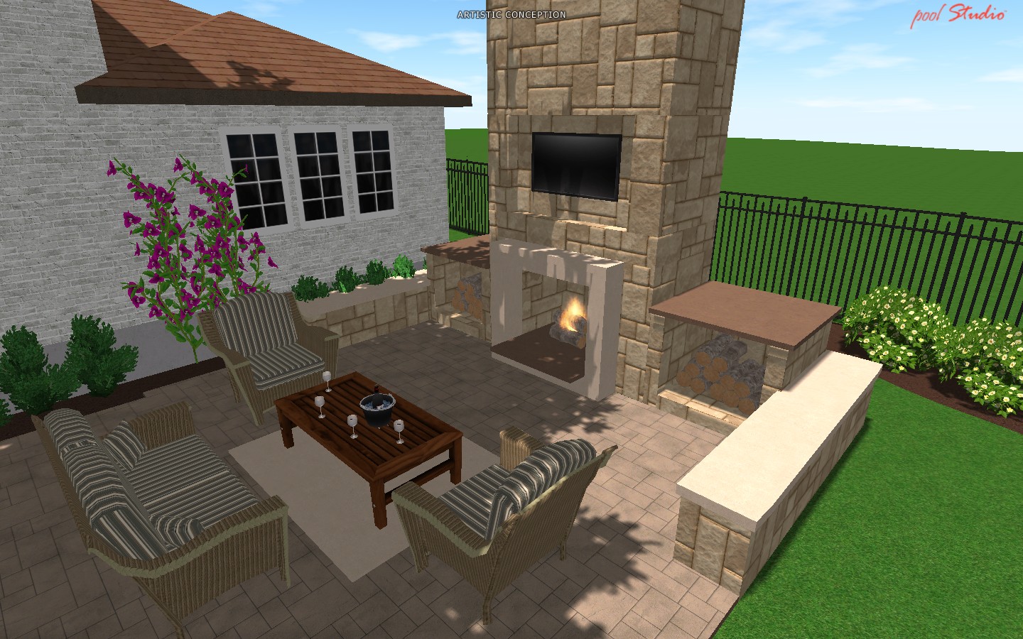 Fort Worth Texas Outdoor Patios Designs