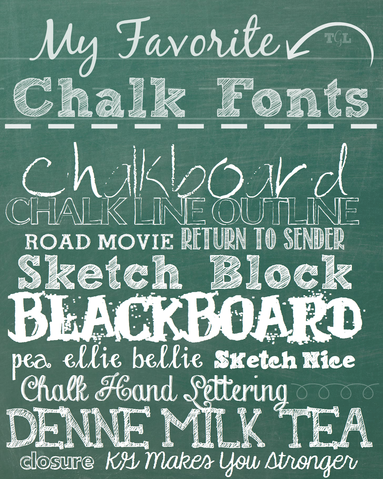 Free Chalkboard Fonts