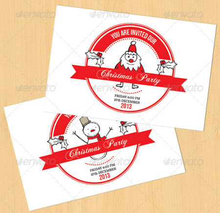 Free Christmas Party Invitation Template