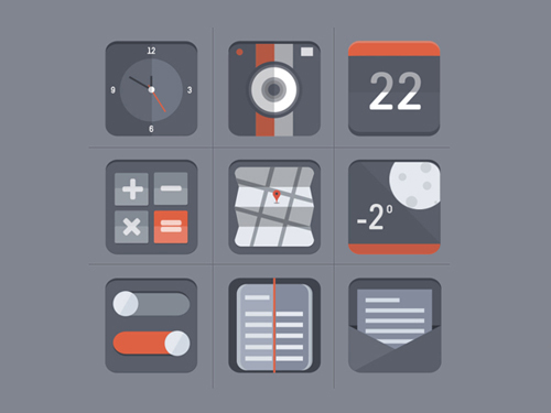 Free Flat Icon Set