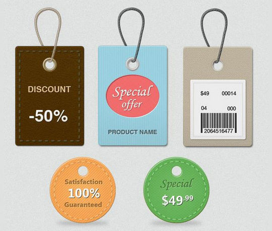 Free Sale Price Tags PSD