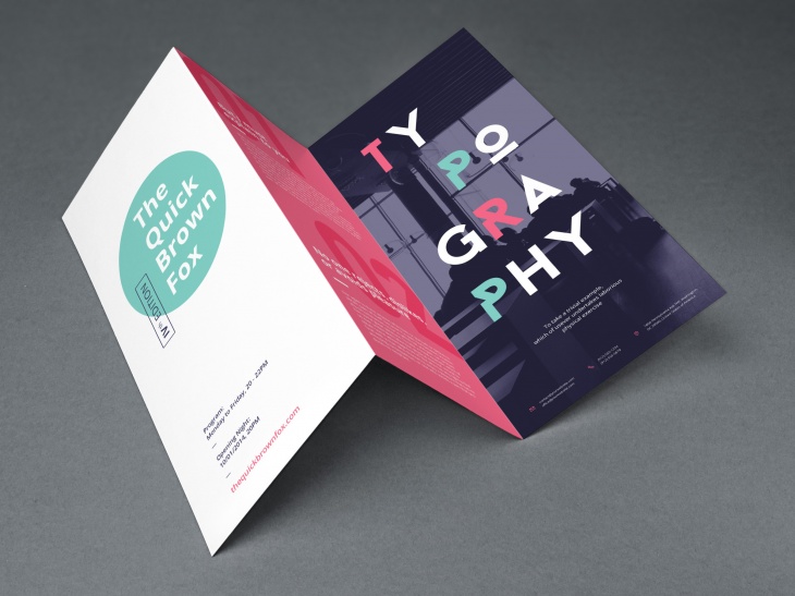 Free Tri-Fold Brochure Mock Up