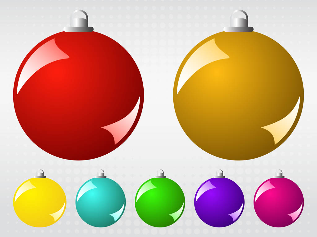 Free Vector Christmas Balls Free Vector Christmas Balls