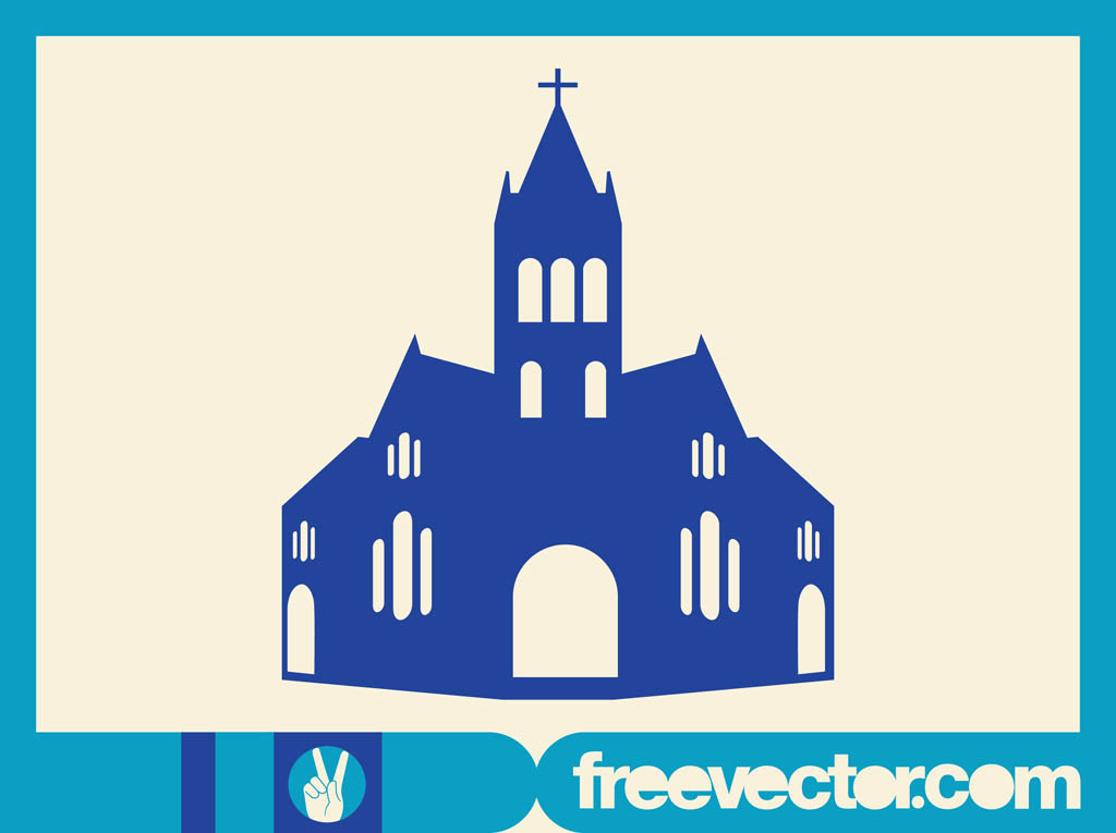 Free Vector Clip Art Christian Church
