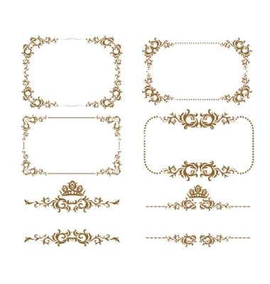 Free Vector Decorative Frame Borders