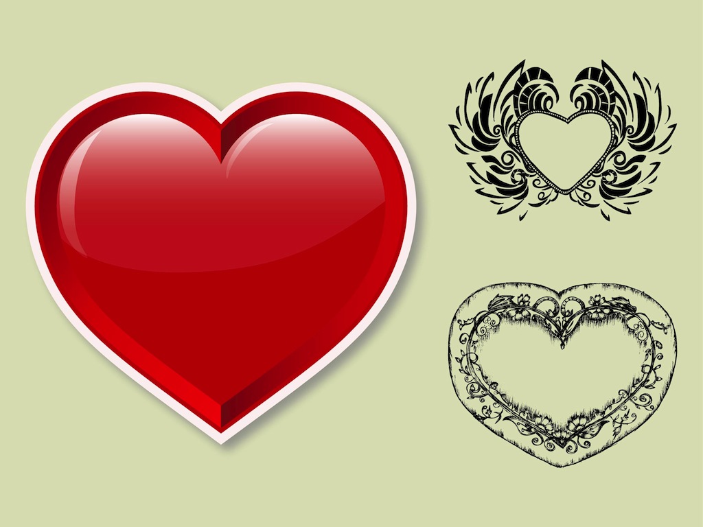 Free Vector Heart Clip Art