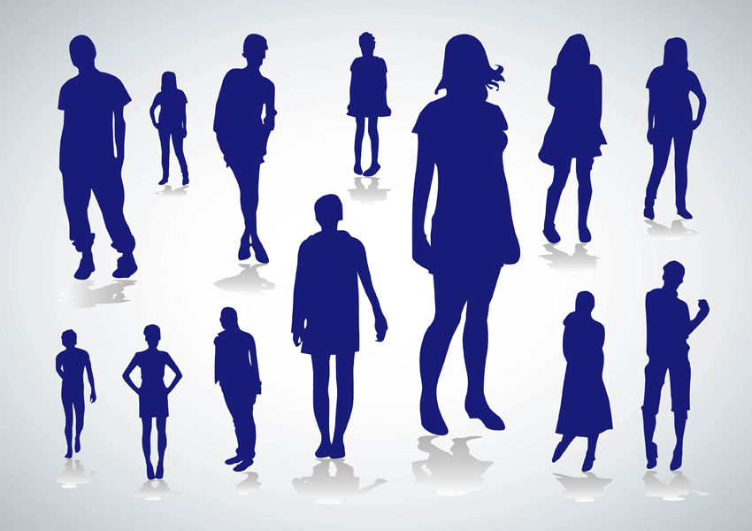 Free Vector People Silhouettes