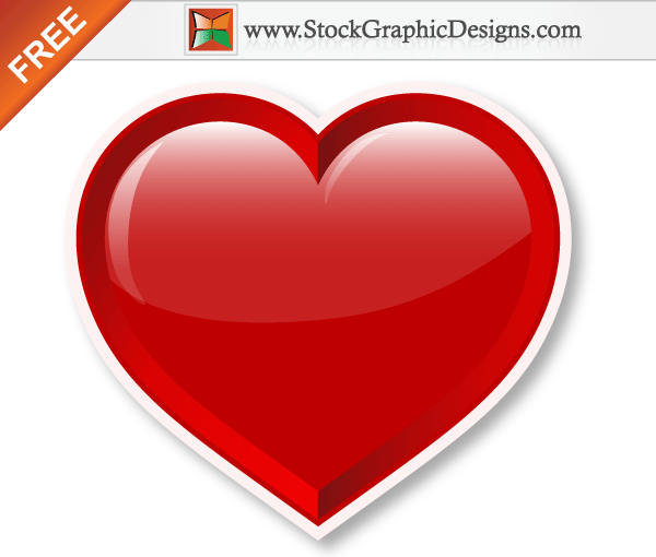 Free Vector Valentine Hearts