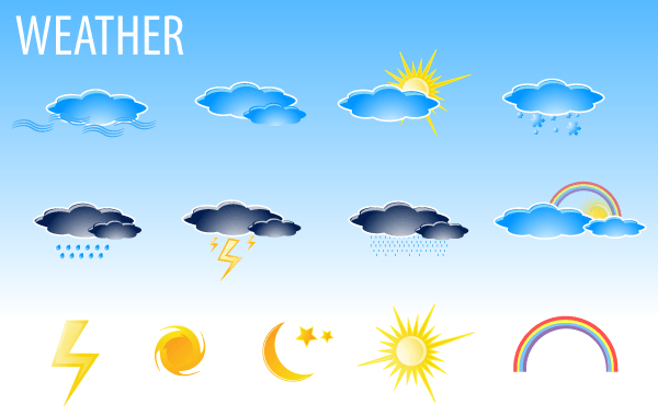 Free Vector Weather Icons