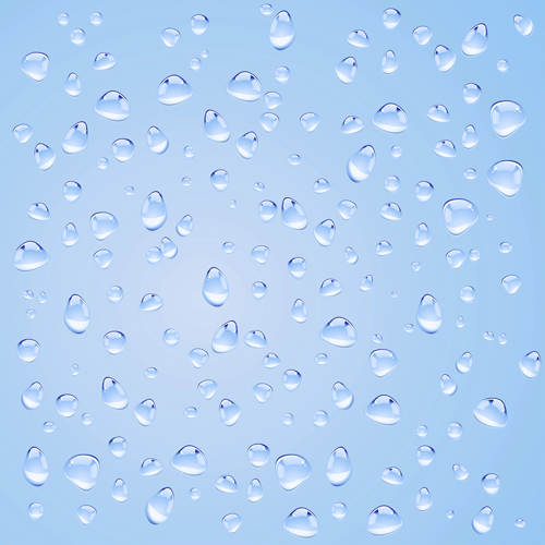 Free Water Drop Transparent Vectors